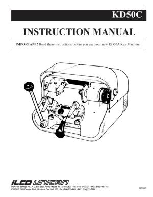 KD50C Manual