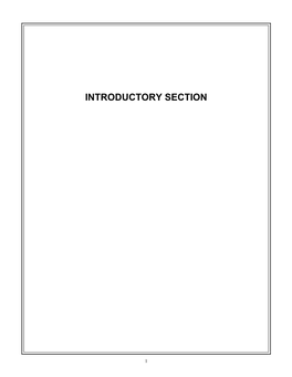 Introductory Section