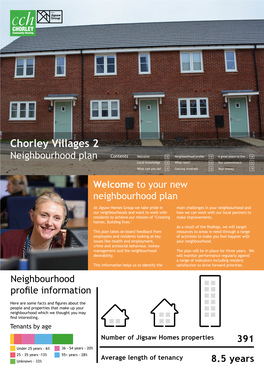 Chorley Villages 2 Neighbourhood Plan Contents Welcome Neighbourhood Profile a Great Place to Live