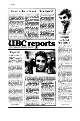 Expand, UBC-Ass'n Resigns TRIUMF
