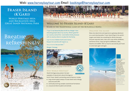 Fraser Island Visitors Guide