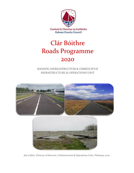 Clár Bóithre Roads Programme 2020