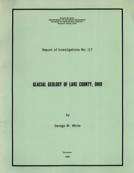 Glacial Geology of Lake County, Ohio
