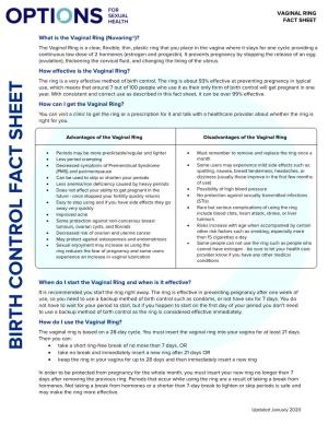 Birth Cont R Ol Fact Sheet