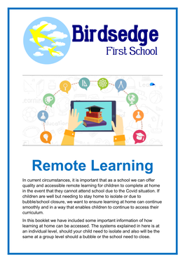 Remote Learning Parent Information Booklet