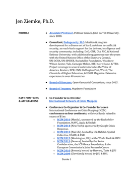 Jen Ziemke, Ph.D