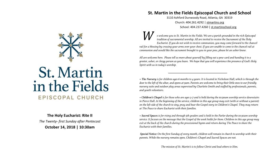 St. Martin in the Fields Episcopal Church and School
