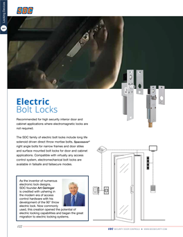 Electric Bolt Locks