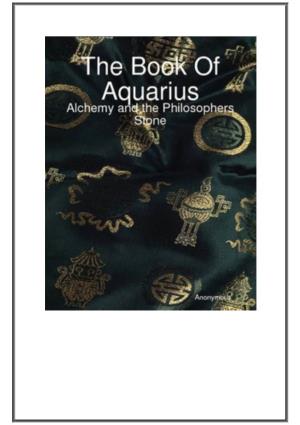 Book of Aquarius by Anonymous