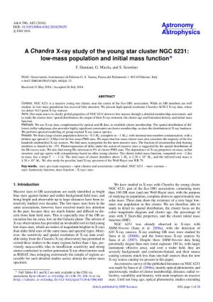 A Chandra X-Ray Study of the Young Star Cluster NGC 6231: Low-Mass Population and Initial Mass Function? F