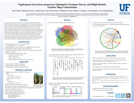 Napiergrass (Cenchrus Purpureus Schumach.) Genome Survey and High-Density Genetic Map Construction
