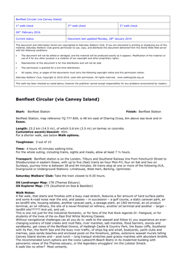 Benfleet Circular (Via Canvey Island)