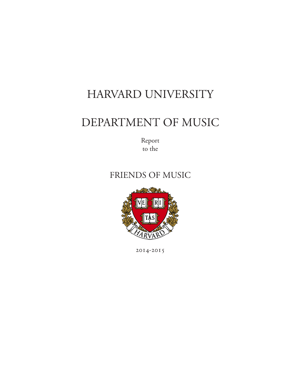 Harvard University Department of Music