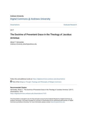 The Doctrine of Prevenient Grace in the Theology of Jacobus Arminius