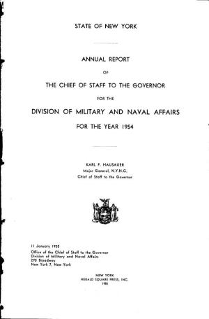 Division of Military and Naval Affairs