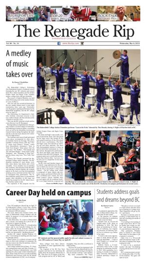 A Medley of Music Takes Over Career Day Held on Campus