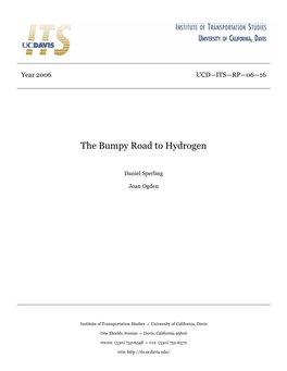 The Bumpy Road to Hydrogen