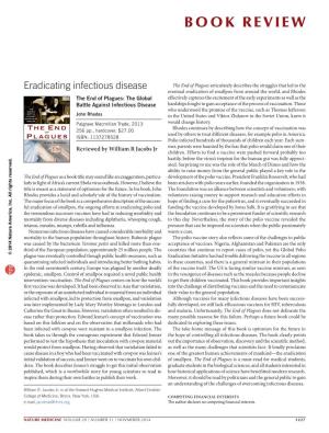 Eradicating Infectious Disease