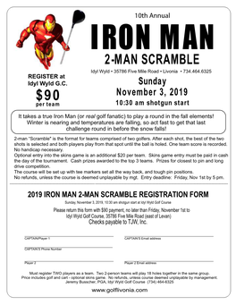 Iron Man Scramble 2019 V2