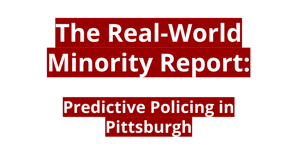 The Real-World Minority Report