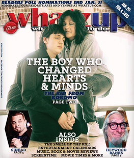 Jan. 29- Feb. 4, 2015 ------Cover Story • the Kid from Kokomo------The Boy Who Changed by Steve Penhollow