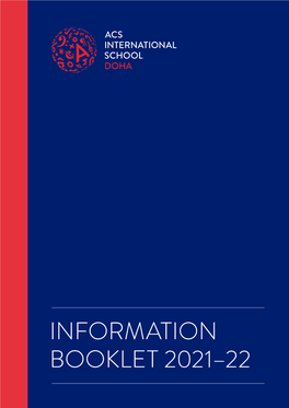 ACS Doha Information Brochure 2021 Download /Sites/Default/Files/2021-06/ACS%20Doha