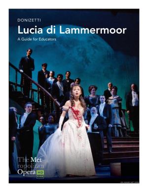 Lucia Di Lammermoor a Guide for Educators