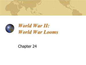 World War Looms