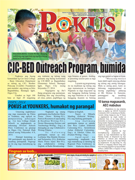 CJC-BED Outreach Program, Bumida Nagkaisa Ang Buong Ang Inabutan Ng Tulong Nang Mga Bitamin at Gamot, Feeding, Ang Mga Gamot Sa Lagnat at Tiyan