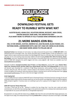 Download Festival Gets Ready to Rumble with Wwe Nxt