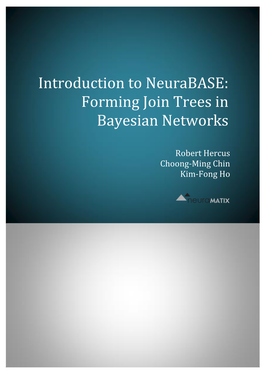 Introduction to Neurabase: Forming Join Trees in Bayesian Networks