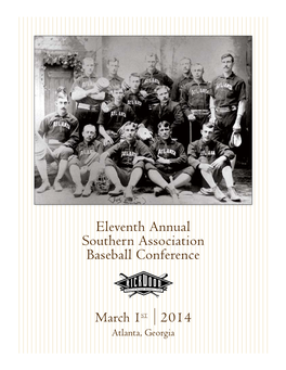 Eleventh Annual Southern Association Baseball Conference