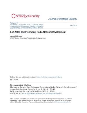 Los Zetas and Proprietary Radio Network Development