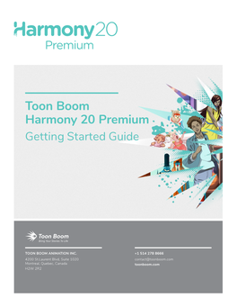 Toon Boom Harmony 20 Premium: Getting Started Guide