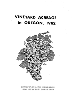 Vineyard Acreage in Oregon