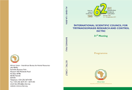 Internatiomnal Scientific Council for Trypanosomiasis Research and Control (ISCTRC)