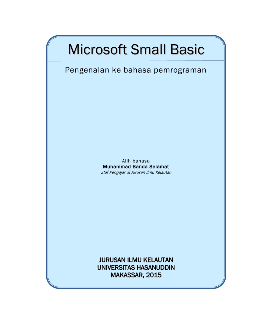 Microsoft Small Basic