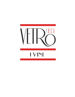 Menupro Wine List Vetro Web Site Centered