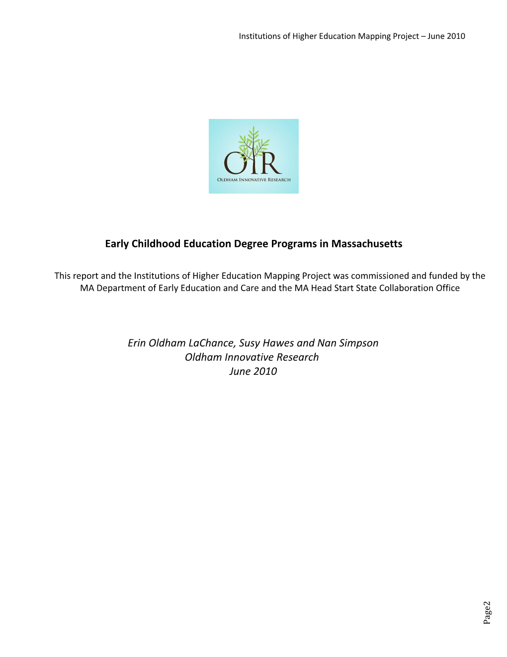 Early Childhood Education Degree Programs in Massachusetts