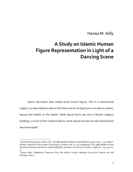 A Study on Islamic Human Figure Representation in Light of a Dancing Scene