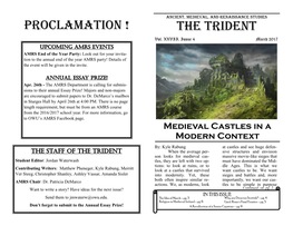 The Trident Proclamation !