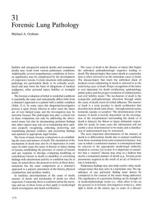 Forensic Lung Pathology