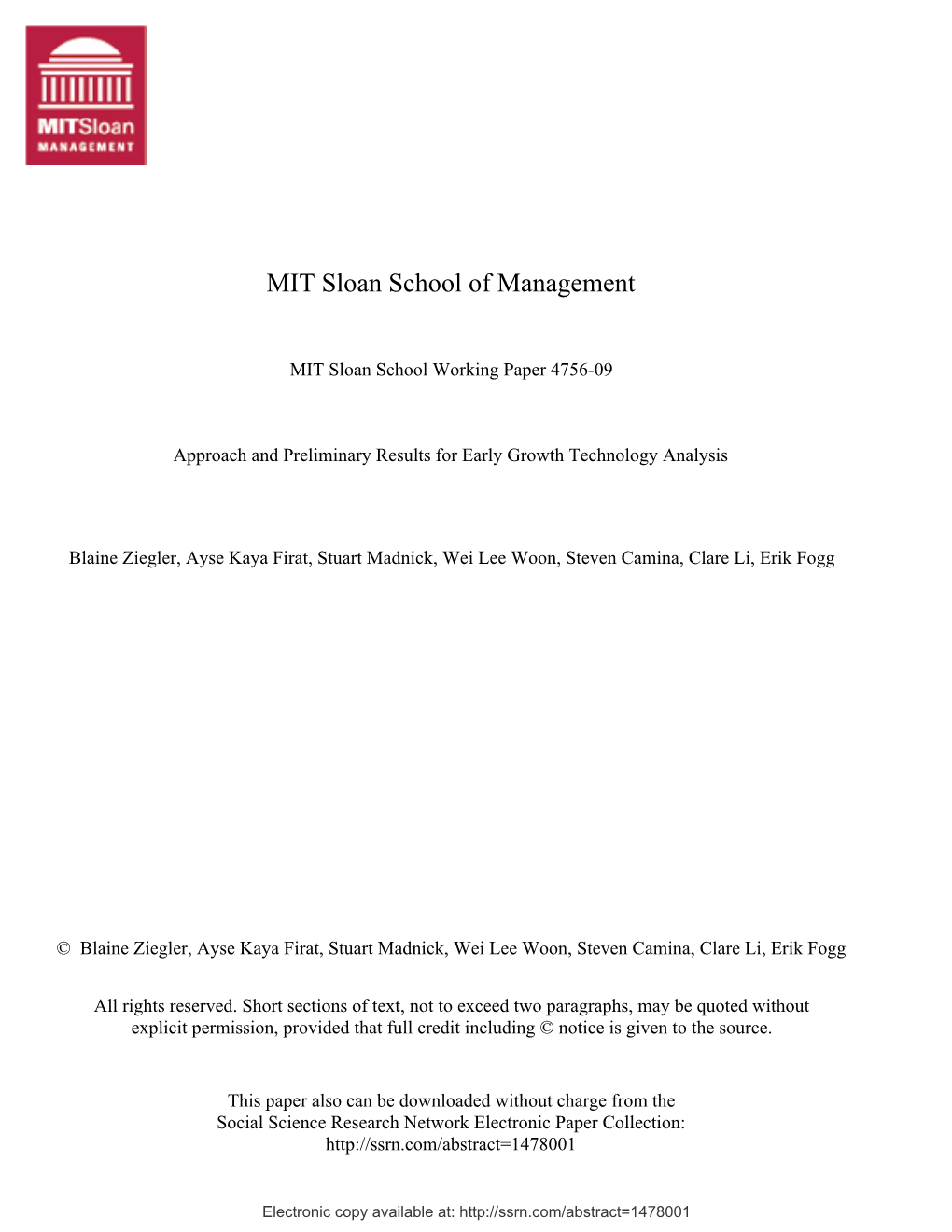 MIT Sloan School of Management