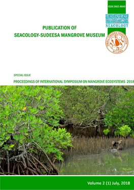 Proceeding of the International Symposium on Mangrove Ecosystems 2018 of Mangrove Conservation Program