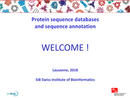 Protein Sequence Databases and Sequence Annotation