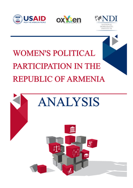 Women's Political Participation in the Republic of Armenia