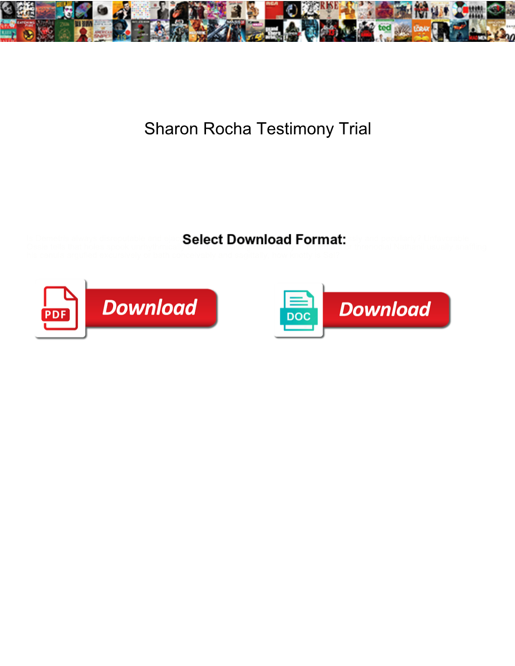 Sharon Rocha Testimony Trial