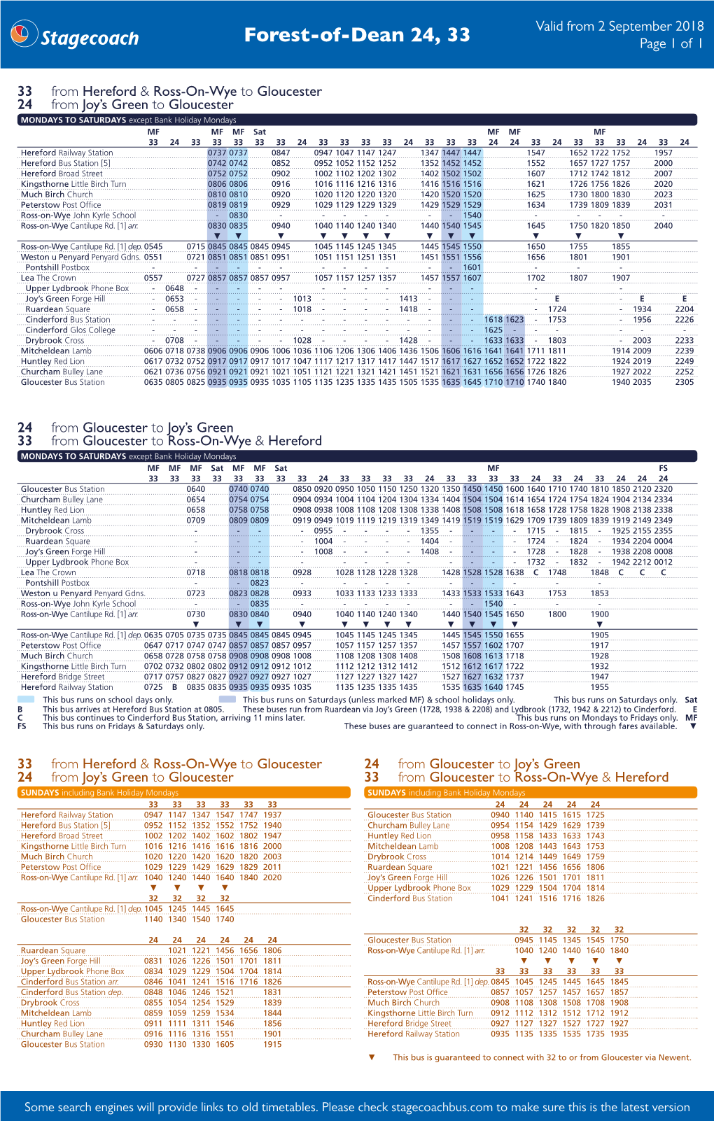 Forest-Of-Dean 24, 33 Page 1 of 1