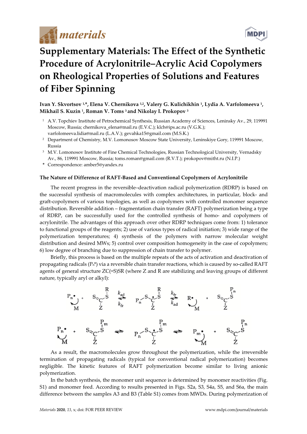 The Effect of the Synthetic Procedure of Acrylonitrile–Acrylic Acid Copolymers on Rheological Properties of Solutions and Features of Fiber Spinning