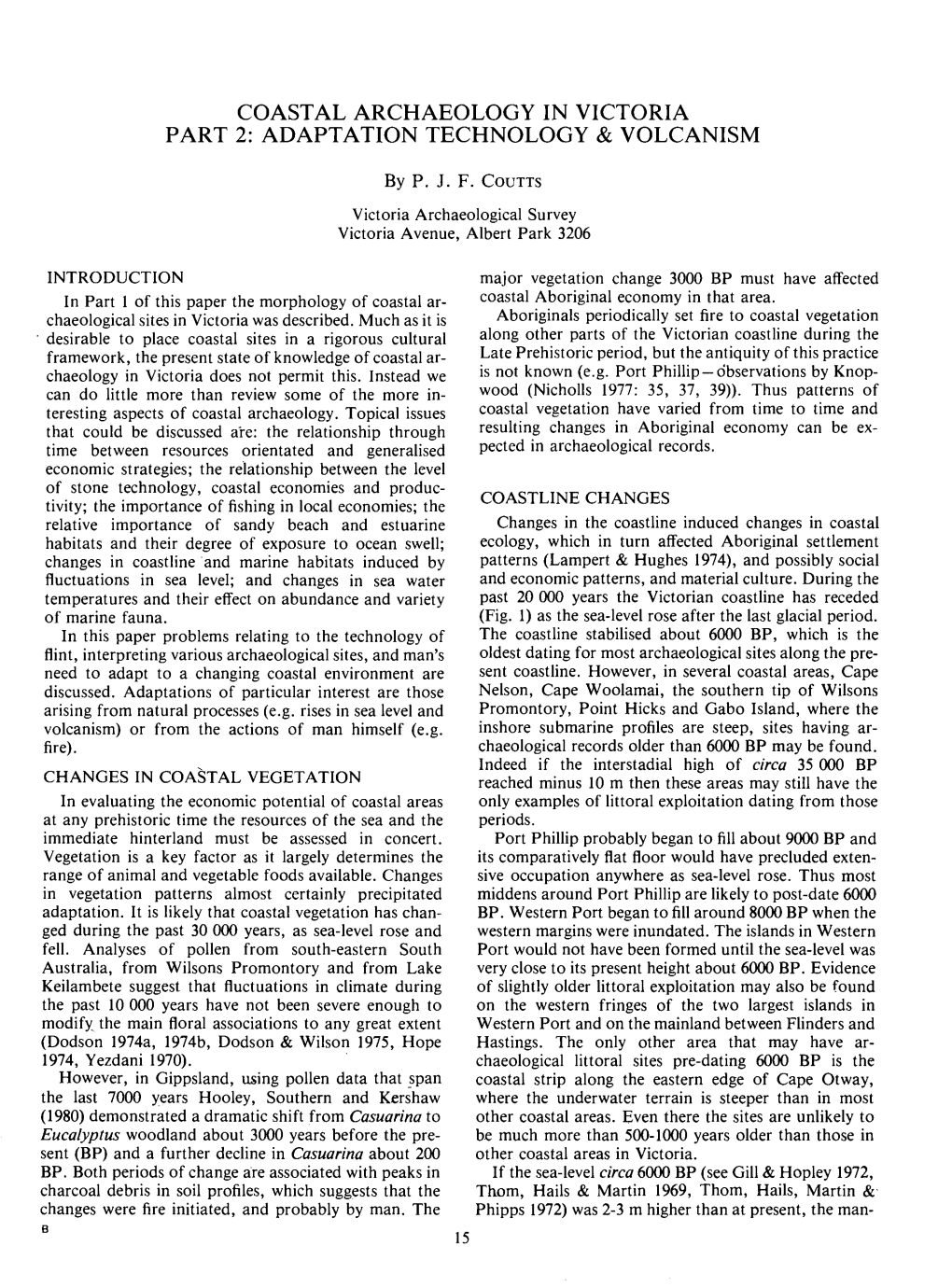 Coa St Alarchaeology in V Ic Tor Ia Part 2